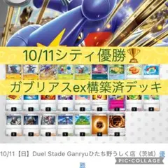 シティリーグ優勝‼️】シロナのガブリアスex 構築済みデッキ - メルカリ