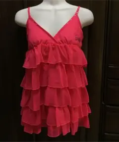 Spy Girl フリルキャミソールワンピ ピンク130センチ