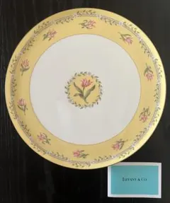 【未使用品】TIFFANY＆Co. ティファニー　プレート ピンクチューリップ