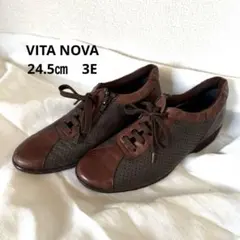 VITA NOVA ヴィタノーヴァ レザー コンフォートシューズ 24.5cmのサムネイル