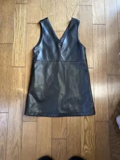 レザージャンバースカート　120cm グリーンレーベル