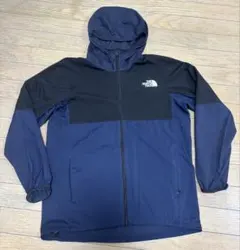 THE NORTH FACE フード付きナイロンジャケット ネイビー/ブラック