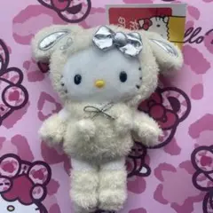 ハローキティ展 限定 雪うさぎ 京都 限定 ぬいぐるみ マスコット 50周年 ♡