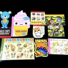 ハムちゃん　うさぎ　紙もの　バラメモ★　メモ帳　平成レトロ　おすそ分け★557