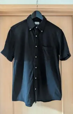 UNIQLO　旧ロゴ　ドライイージーケアシャツ　ボタンダウン半袖シャツ