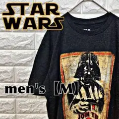 C225【STAR WARS】プリントTシャツ【メンズM】ブラック
