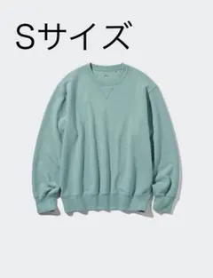 Sサイズ ミントグリーン クルーネック トレーナー