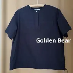 【Golden Bear】ゴールデンベア ピケブラウス M ゆったりめ ブラックのサムネイル