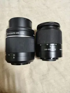 SONY レンズ 2本セット（SAL55200-2 / DT 18-70mm）のサムネイル