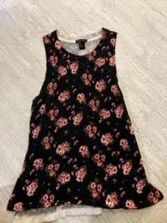FOREVER 21 花柄 ノースリーブ ニット Mサイズのサムネイル