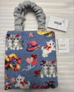 フェイラー FEILER 猫♡ モンプティシャ ミニショルダーバッグ 完売