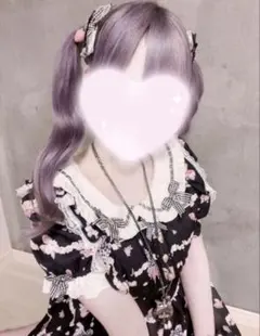♥LIZLISA Creamy Berry 柄ワンピース ブラック♥