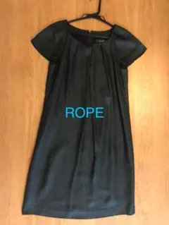 【美品】ROPE ネイビーワンピース