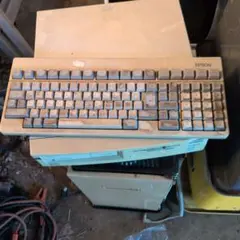 EPSON キーボードユニット PCKB8　レトロPC ジャンク PCKB8 PC98 キーボード - メルカリ