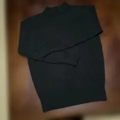 le nauge ブラック タートルネック セーター F