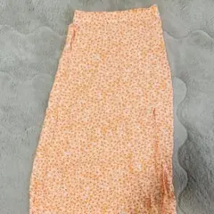 H&M 花柄 ロングスカート スリット入りのサムネイル
