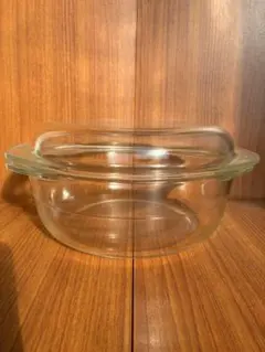 イワキ　PYREX キャセロール　径２１cm 耐熱硝子　電子レンジ可　直火不可のサムネイル