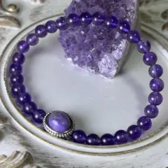 ハッピーアキコ様専用♡本日限定在庫一掃セール‼️チャロアイト、アメジスト6ミリ♪