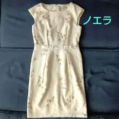新品　ノエラ　Ｓサイズ　ワンピース　Noela　花柄　ホワイト　オフホワイトのサムネイル