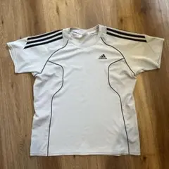 adidas CLIMACOOL ホワイト Tシャツ Oサイズ