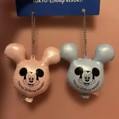 東京ディズニーリゾート　ミッキー ミニー バルーン 風船 ぬいぐるみバッジ