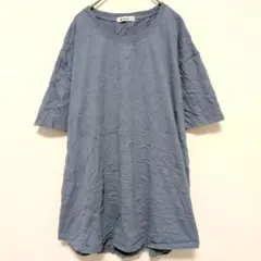 美品♥ ルリゴウ 半袖 Tシャツ トップス 無地【XXL】青 綿 ユニセックス