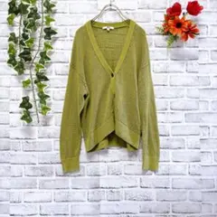 【UNIQLO】 ユニクロ (XL) メッシュショートカーディガン（長袖）