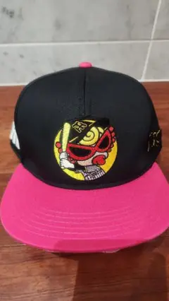 【新品未使用】ヒステリックミニ タイガース コラボ キャップ Lサイズ ピンク