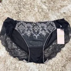 チュチュアンナ　レディース　刺繍　ショーツ　ブラック　黒