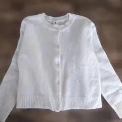 アダムエロペ　モヘヤ　クルーネック　カーディガン　38