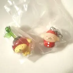 ガチャガチャ　ポムポムプリン　めじるしアクセサリー　2個セット