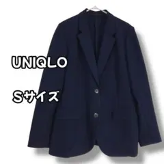 S0331　テーラードジャケット　シングル2ボタン　紺色　S