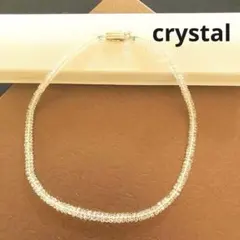 超美品　パワーストーン本水晶ネックレス