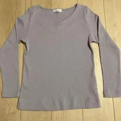 GREEN LABEL RELAXING 長袖 Tシャツ 薄紫