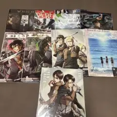 一番くじ　進撃の巨人 〜獣の巨人は俺が仕留める〜F賞ポスター 9種　コンプセット
