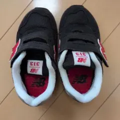 New Balance 313 ブラック/レッド スニーカー14cm