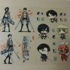 進撃の巨人 ポストカード シールセット