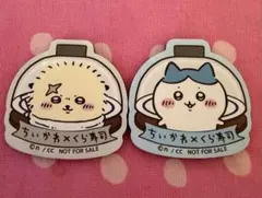 ちいかわ × くら寿司 マグネット 2個セット 約3.5cm 開封済み 未使用