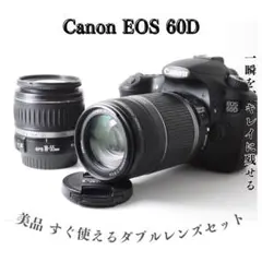 ✨スポーツ観戦に✨CANON EOS 60D✨ダブルレンズ✨サクサク撮れる