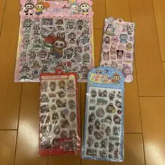 ラブブ　ぷくぷく立体シール♡お尻シール♡水入りシール♡4点セット