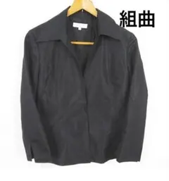 組曲 KUMIKYOKU PRIER テーラード ジャケット 2 M 光沢