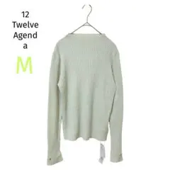 ★新品・タグ付き★ 12TwelveAgenda 長袖ニット　ラメ入り　Mのサムネイル
