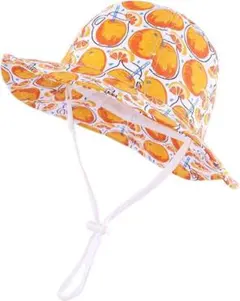 100%コットン 新生児 ベビー サンハット 赤ちゃん キッズ 子供 バケット