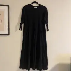 Plage ブラックロングワンピース