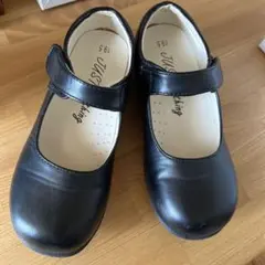 黒フォーマルシューズ 19.5cm マジックテープ式