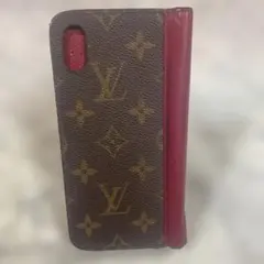 Louis Vuitton iPhoneXモノグラム 携帯ケース 手帳型 - メルカリ