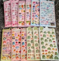 め*あ様 ボンボンドロップシール風 12枚 3Dエンボスシール ぷくぷくシール