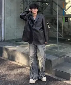 レザージャケット テーラードジャケット