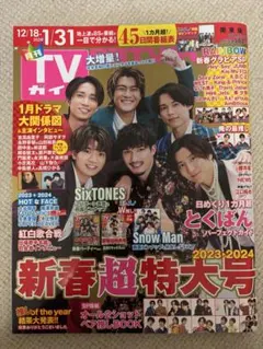 月刊TVガイド　2月号　新春超特大号