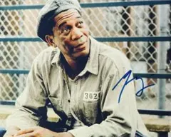ハリウッド モーガン・フリーマン 直筆サイン入り8X10フォト 証明書